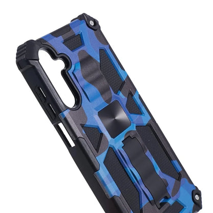 For Samsung Galaxy A25 5G (Global) (161.0 x 76.5 x 8.3mm) Case Camouflage Pattern Kickstand Protective Shell