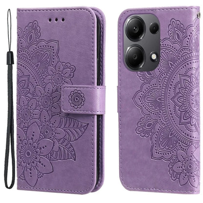 For Xiaomi Redmi Note 13 Pro 4G / Poco M6 Pro 4G Cover PU Leather Flip Stand Phone Case
