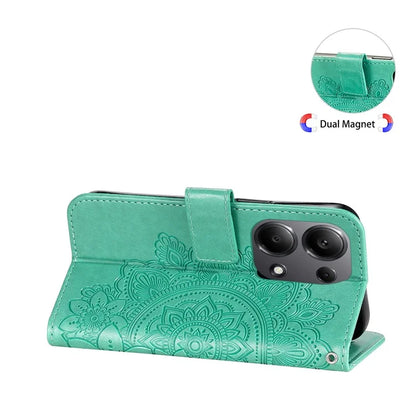 For Xiaomi Redmi Note 13 Pro 4G / Poco M6 Pro 4G Cover PU Leather Flip Stand Phone Case