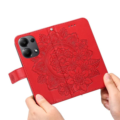 For Xiaomi Redmi Note 13 Pro 4G / Poco M6 Pro 4G Cover PU Leather Flip Stand Phone Case