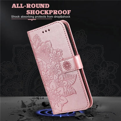 For Xiaomi Redmi Note 13 Pro 4G / Poco M6 Pro 4G Cover PU Leather Flip Stand Phone Case