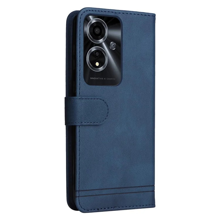 For Oppo A59 5G / A2m 5G Cell Phone Case Skin-Touch Feeling Cover with Hand Strap