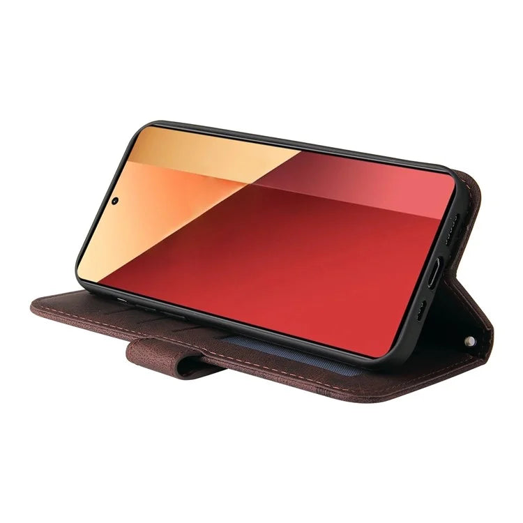 For Xiaomi Redmi Note 13 Pro 4G / Poco M6 Pro 4G Case Magnetic Leather Skin-Touch Phone Protector