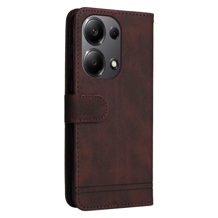 For Xiaomi Redmi Note 13 Pro 4G / Poco M6 Pro 4G Case Magnetic Leather Skin-Touch Phone Protector