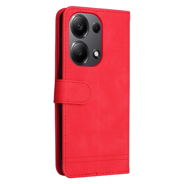 For Xiaomi Redmi Note 13 Pro 4G / Poco M6 Pro 4G Case Magnetic Leather Skin-Touch Phone Protector