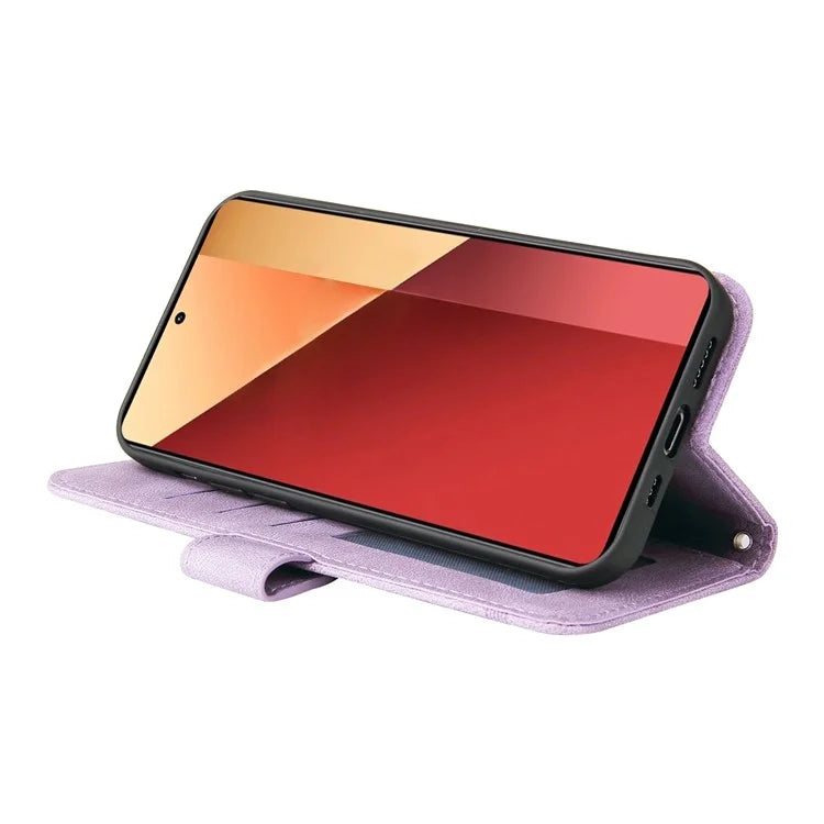 For Xiaomi Redmi Note 13 Pro 4G / Poco M6 Pro 4G Case Magnetic Leather Skin-Touch Phone Protector