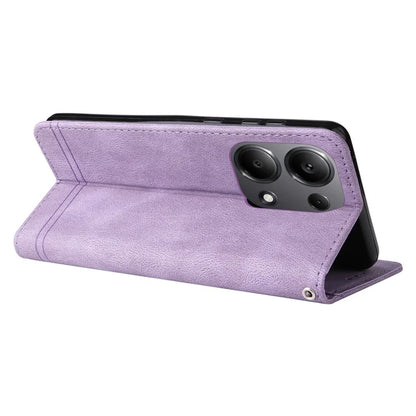 For Xiaomi Redmi Note 13 Pro 4G / Poco M6 Pro 4G Case Magnetic Leather Skin-Touch Phone Protector