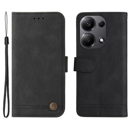 For Xiaomi Redmi Note 13 Pro 4G / Poco M6 Pro 4G Case Magnetic Leather Skin-Touch Phone Protector