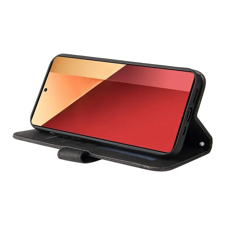 For Xiaomi Redmi Note 13 Pro 4G / Poco M6 Pro 4G Case Magnetic Leather Skin-Touch Phone Protector