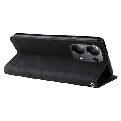 For Xiaomi Redmi Note 13 Pro 4G / Poco M6 Pro 4G Case Magnetic Leather Skin-Touch Phone Protector