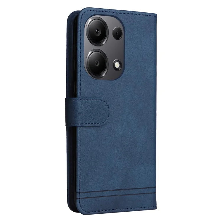 For Xiaomi Redmi Note 13 Pro 4G / Poco M6 Pro 4G Case Magnetic Leather Skin-Touch Phone Protector