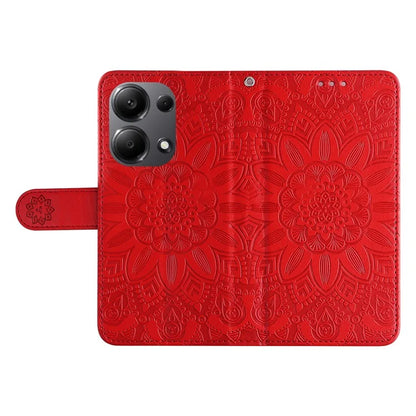 For Xiaomi Redmi Note 13 Pro 4G / Poco M6 Pro 4G Magnetic Phone Case Leather Imprinted Cover