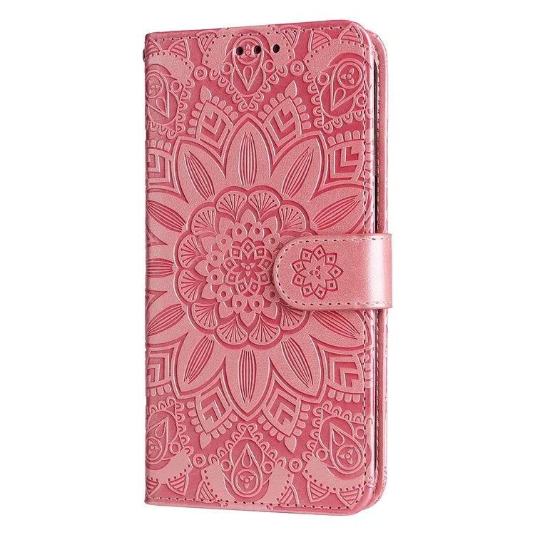 For Xiaomi Redmi Note 13 Pro 4G / Poco M6 Pro 4G Magnetic Phone Case Leather Imprinted Cover