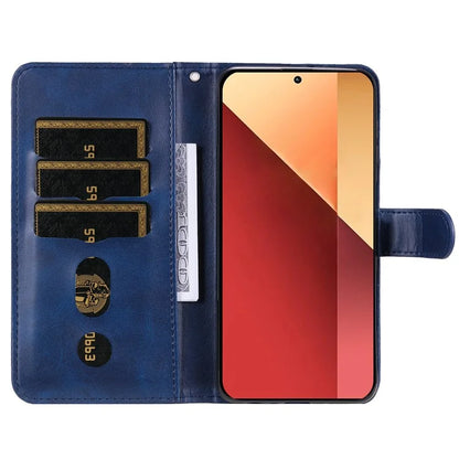 For Xiaomi Redmi Note 13 Pro 4G / Poco M6 Pro 4G Case Leather Anti-drop Cover with Zipper Pocket