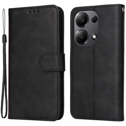 For Xiaomi Redmi Note 13 Pro 4G / Poco M6 Pro 4G Case Calf Texture Photo Slot Phone Cover