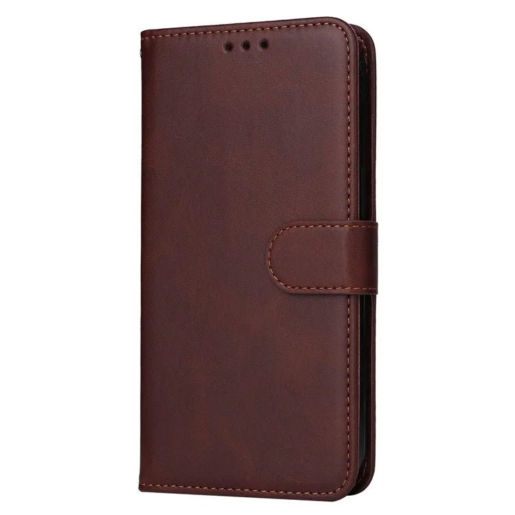 For Xiaomi Redmi Note 13 Pro 4G / Poco M6 Pro 4G Case Calf Texture Photo Slot Phone Cover
