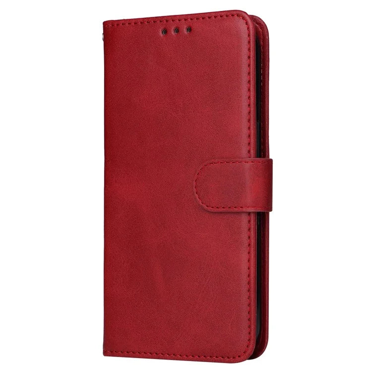 For Xiaomi Redmi Note 13 Pro 4G / Poco M6 Pro 4G Case Calf Texture Photo Slot Phone Cover