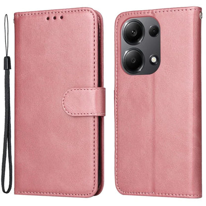 For Xiaomi Redmi Note 13 Pro 4G / Poco M6 Pro 4G Case Calf Texture Photo Slot Phone Cover