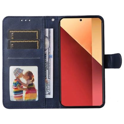 For Xiaomi Redmi Note 13 Pro 4G / Poco M6 Pro 4G Case Calf Texture Photo Slot Phone Cover