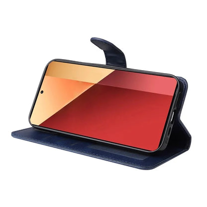 For Xiaomi Redmi Note 13 Pro 4G / Poco M6 Pro 4G Case Calf Texture Photo Slot Phone Cover