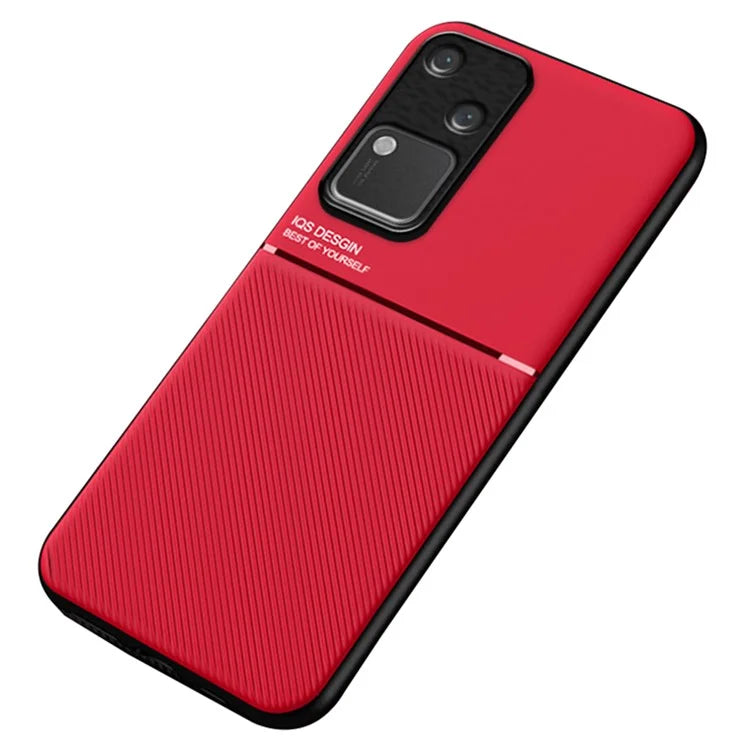 For vivo S18 5G Case PU+TPU+PC Shockproof Phone Back Cover Protector