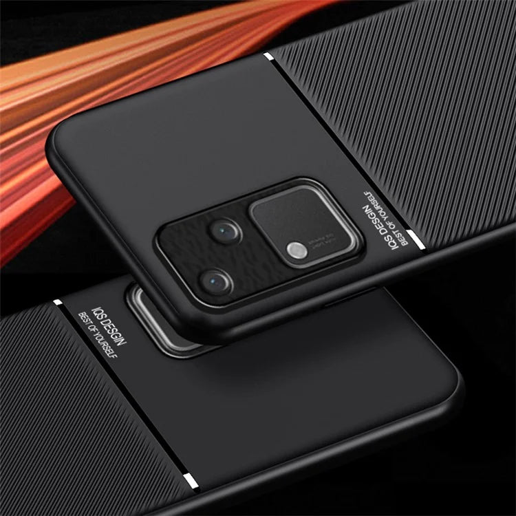 For vivo S18 5G Case PU+TPU+PC Shockproof Phone Back Cover Protector