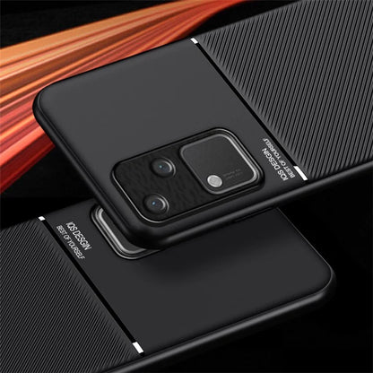 For vivo S18 5G Case PU+TPU+PC Shockproof Phone Back Cover Protector