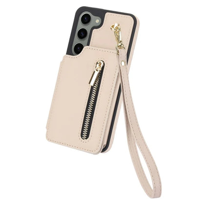 For Samsung Galaxy S23 Case with Card Holder Crossbody Leather Back Cover RFID Blocking