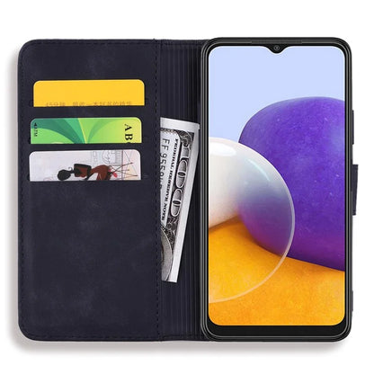 For Samsung Galaxy A25 5G (Global) (161.0 x 76.5 x 8.3mm) Case Flower Imprinted PU Leather Phone Cover