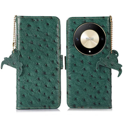 For Honor Magic6 Lite 5G / X9b 5G / X50 5G Phone Case Ostrich Texture RFID Blocking Cover