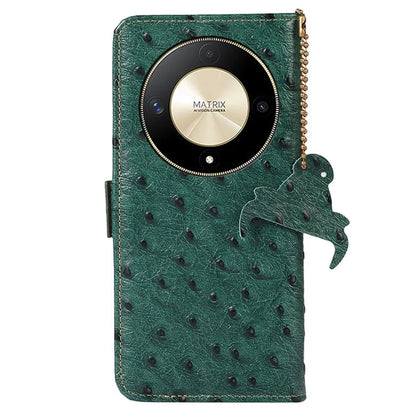 For Honor Magic6 Lite 5G / X9b 5G / X50 5G Phone Case Ostrich Texture RFID Blocking Cover