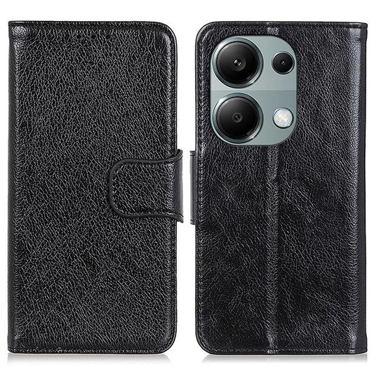 For Xiaomi Redmi Note 13 4G Case Split Leather Wallet Phone Cover TPU Inner Shell