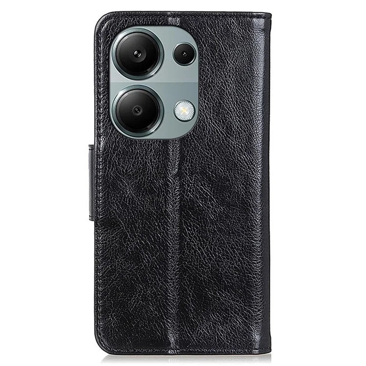 For Xiaomi Redmi Note 13 4G Case Split Leather Wallet Phone Cover TPU Inner Shell