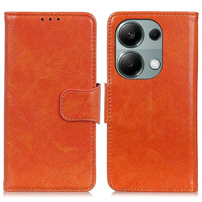 For Xiaomi Redmi Note 13 4G Case Split Leather Wallet Phone Cover TPU Inner Shell