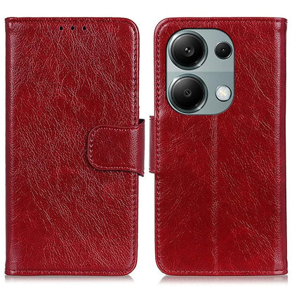For Xiaomi Redmi Note 13 4G Case Split Leather Wallet Phone Cover TPU Inner Shell