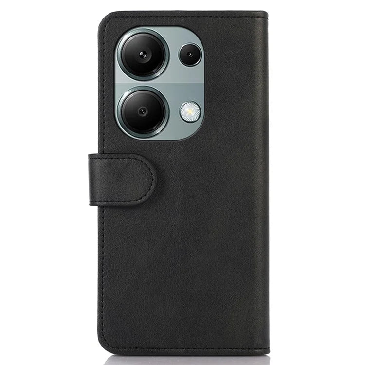 For Xiaomi Redmi Note 13 4G Case PU Leather Folio Stand View Phone Cover