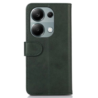 For Xiaomi Redmi Note 13 4G Case PU Leather Folio Stand View Phone Cover