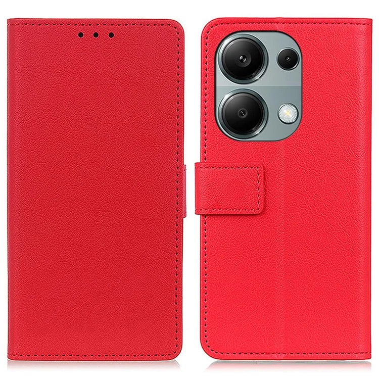 For Xiaomi Redmi Note 13 4G Leather Wallet Case Viewing Stand Phone Cover