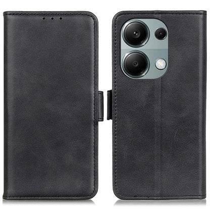 For Xiaomi Redmi Note 13 4G Leather Case Stand Magnetic Closure Flip Cover