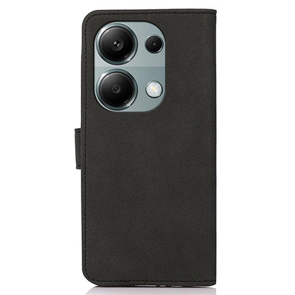 KHAZNEH For Xiaomi Redmi Note 13 4G Leather Case with TPU Shockproof Shell Wallet Phone Cover