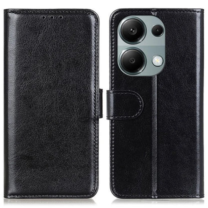 For Xiaomi Redmi Note 13 Pro 4G / Poco M6 Pro 4G Case Crazy Horse Texture Leather Phone Cover Wallet
