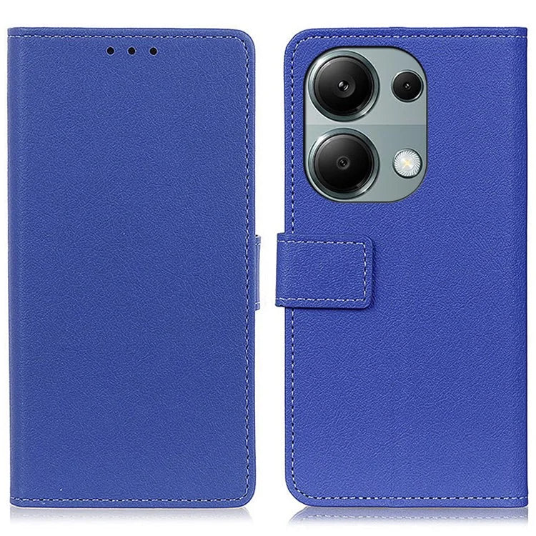 For Xiaomi Redmi Note 13 Pro 4G / Poco M6 Pro 4G Case Texture Leather Folio Phone Cover