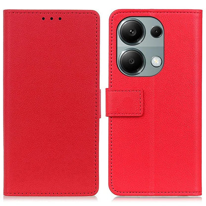 For Xiaomi Redmi Note 13 Pro 4G / Poco M6 Pro 4G Case Texture Leather Folio Phone Cover