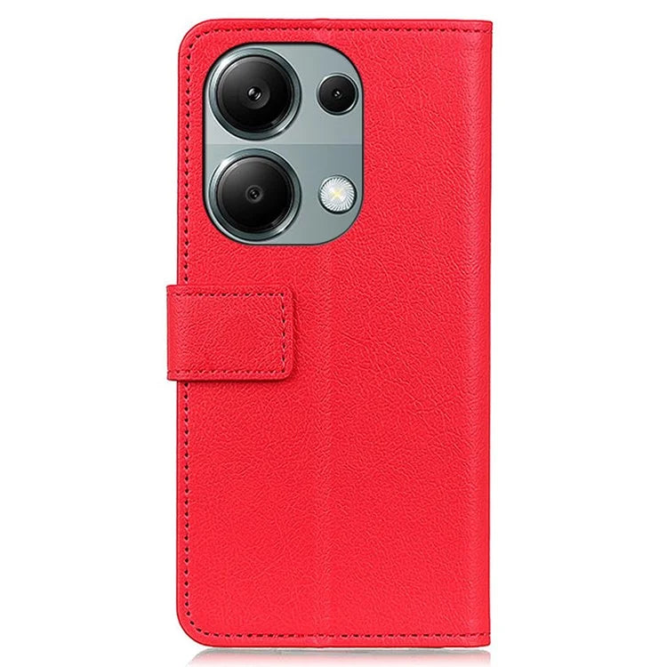 For Xiaomi Redmi Note 13 Pro 4G / Poco M6 Pro 4G Case Texture Leather Folio Phone Cover