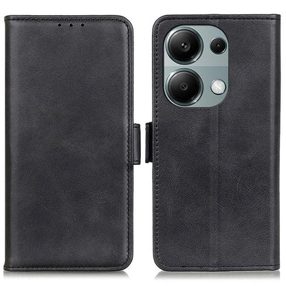 For Xiaomi Redmi Note 13 Pro 4G / Poco M6 Pro 4G Case Magnetic Buckle PU Leather Wallet Phone Cover