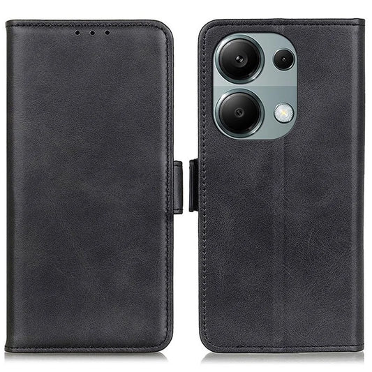 For Xiaomi Redmi Note 13 Pro 4G / Poco M6 Pro 4G Case Magnetic Buckle PU Leather Wallet Phone Cover