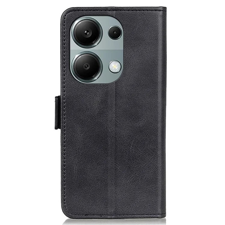 For Xiaomi Redmi Note 13 Pro 4G / Poco M6 Pro 4G Case Magnetic Buckle PU Leather Wallet Phone Cover