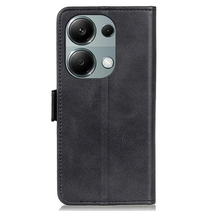 For Xiaomi Redmi Note 13 Pro 4G / Poco M6 Pro 4G Case Magnetic Buckle PU Leather Wallet Phone Cover