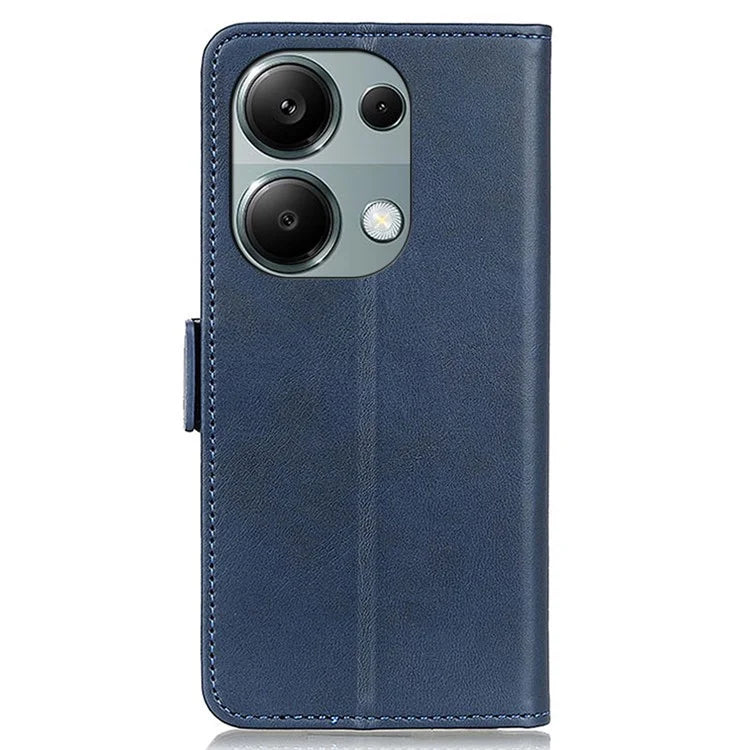 For Xiaomi Redmi Note 13 Pro 4G / Poco M6 Pro 4G Case Magnetic Buckle PU Leather Wallet Phone Cover