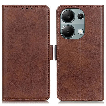 For Xiaomi Redmi Note 13 Pro 4G / Poco M6 Pro 4G Case Magnetic Buckle PU Leather Wallet Phone Cover